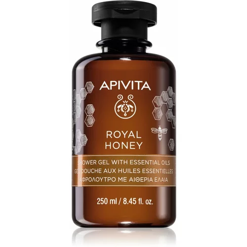 Apivita Royal Honey vlažilen gel za prhanje z eteričnimi olji 250 ml