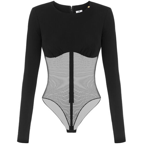 Elisabetta Franchi Spodnje majice bo02666e2-110 Črna Slike