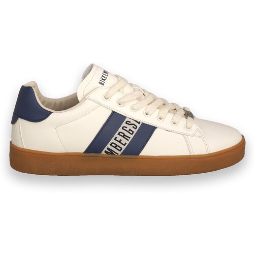 Bikkembergs Modne superge OFF WHITE LEATHER Bela Cene