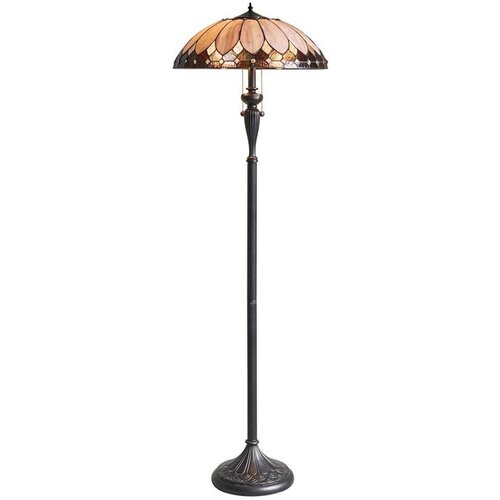  Endon 63972 - Stojeća lampa Tiffany BROOKLYN 2xE27/60W/230V, prečnik 50 cm Cene