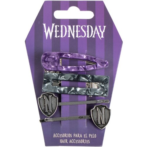 Wednesday Hair Accessories sponke za lase za otroke 4 kos Slike