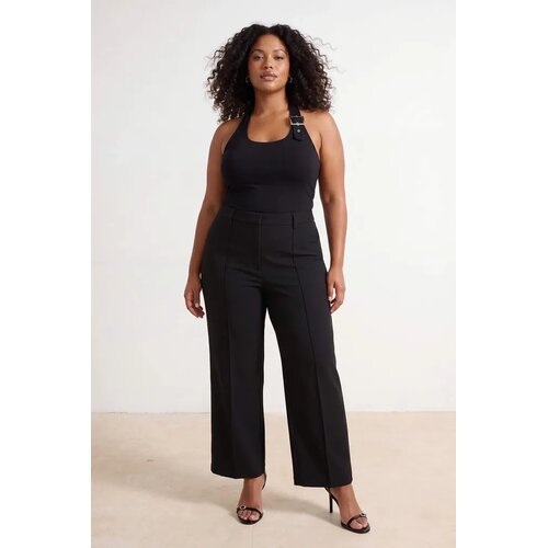 Trendyol Ženske pantalone TBBSS26AR00039, Crne Slike