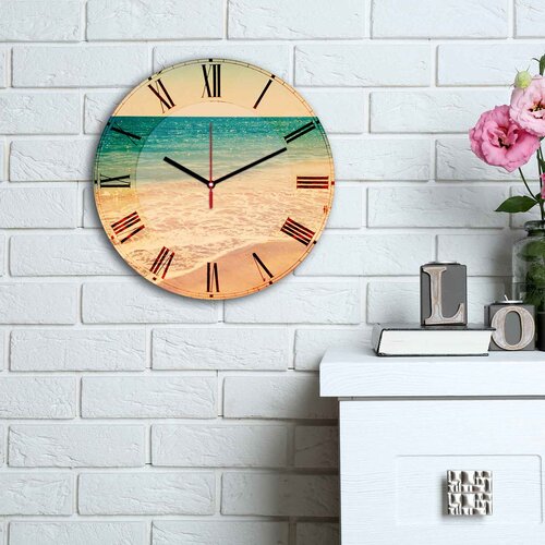 Opviq MDF Zidni sat 30cm Šareni Cene
