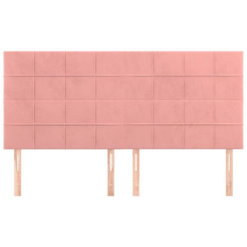 Uzglavlje roza 180x5x118/128 cm bar&amp;scaron;unasto Slike
