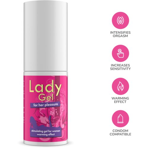 Intimateline Lady Gel for Her Pleasure Stimulating Gel for Women Warming Effect 30ml Cene