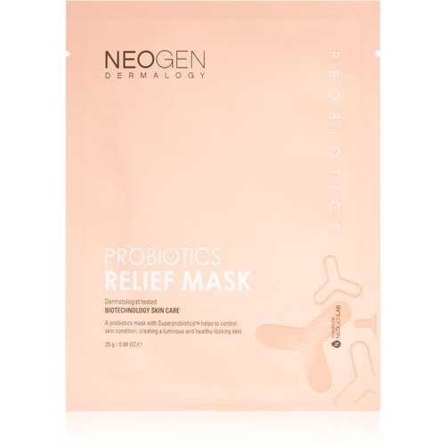 NEOGEN Dermalogy Probiotics Relief Mask umirujuća sheet maska s probioticima 5 kom Slike