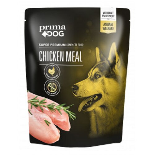 PrimaDog Vlažna hrana za pse Piletina, 0.6kg Slike