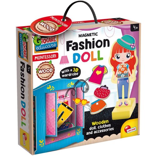 Lisciani LIS: Montessori drvena fashion doll Cene
