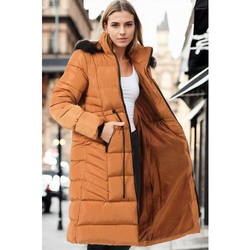 Dewberry Z6758 LADIES' COAT-PLAIN PLATE Cijene
