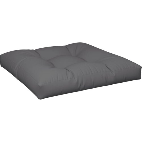  Jastuci za palete 2 kom antracit od tkanine Antracitno siva 80 x 80 x 12 cm Slike