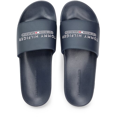 Tommy Hilfiger Natikače s potpeticom tamno plava / prljavo bijela Slike