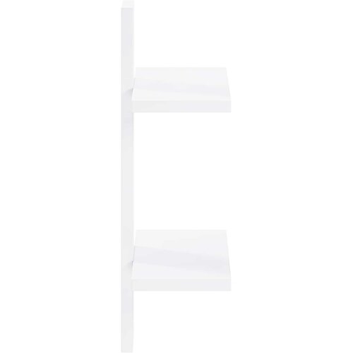  Zidna polica Bijela 30 x 13,5 x 43 cm Prerađeno drvo Slike