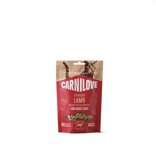 Carnilove Cat Crunchy pribolj&scaron;ki, jagnjetina in robide - 100 g Cene