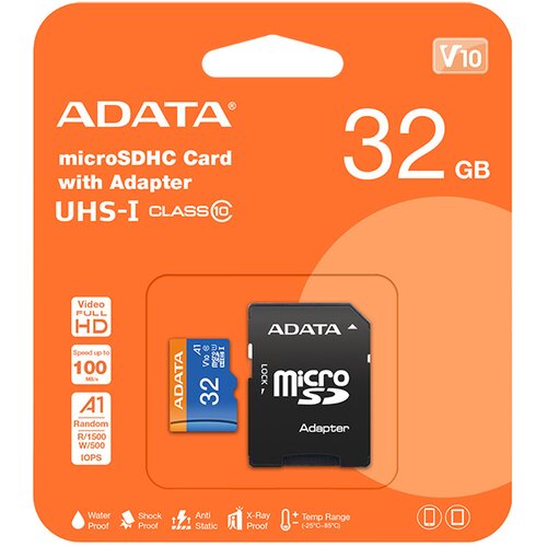  SD ADATA 32GB Premier A1 + ADP CLASS 10 AUSDH32GUICL10A1-RA1 Cijene