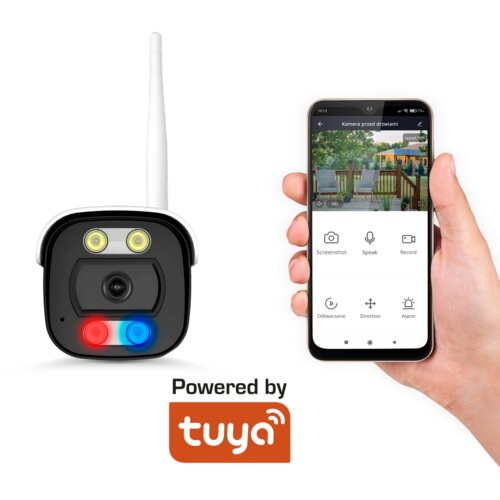  Kruger&amp;amp;Matz connect C190 vanjska WiFi kamera, 2K, Tuya, Smart Life, ONVIF Slike