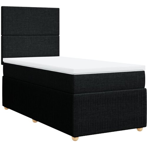 Maison Chic Box spring postelja - Vzmetna postelja z vzmetnico črna 100x200 cm blago SL23946, (21880002) Cene