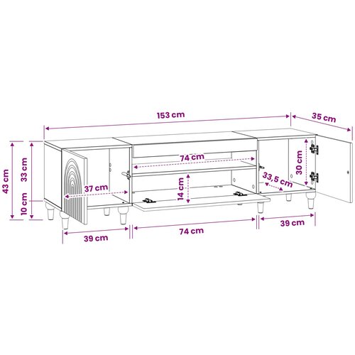  LED TV kabinet Staro drvo Konstruirano drvo Slike