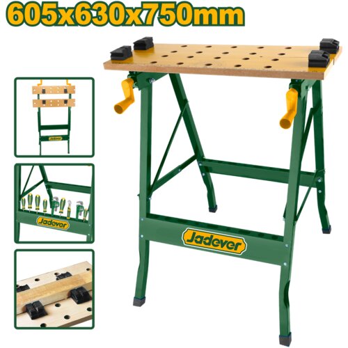 Jadever univerzalni stezni i radni sto 605x630x750 Slike