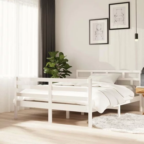  za krevet od masivne borovine bijeli 140 x 190 cm