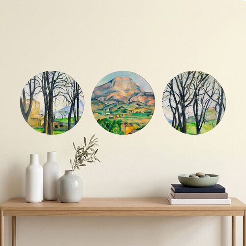 WALLXPERT 3YMDF11891 Multicolor Decorative MDF Painting (3 Pieces) Cene