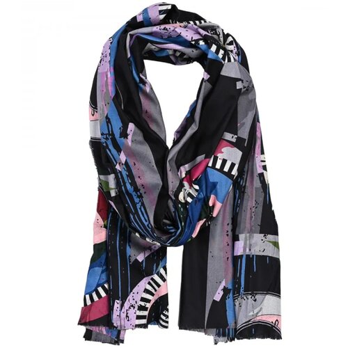 Pri Stylish shawl scarf tassel abstract soft smooth 180x75 cm Cene