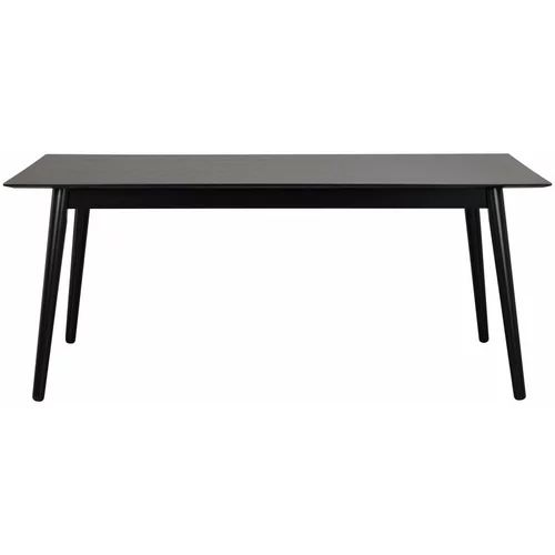 Rowico crni blagovaonski stol Lotta, 180 x 90 cm
