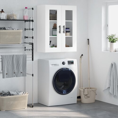The Living Store Stenska omarica bela 69,5x34x90 cm - Stenska Omarica, (21429356) Slike