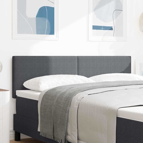  Uzglavlje Tamno siva 144 cm Kordura tekstil - Tamno siva 140 cm Nizak uzglavlju Slike