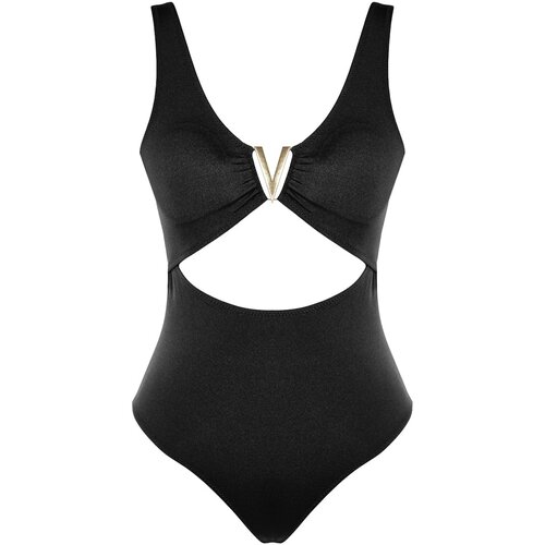 Trendyol black accessory detailed swimsuit Slike