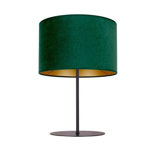 Duolla - Stona lampa ROLLER 1xE14/15W/230V, prečnik 20 cm, tamno zelena/zlatna Slike