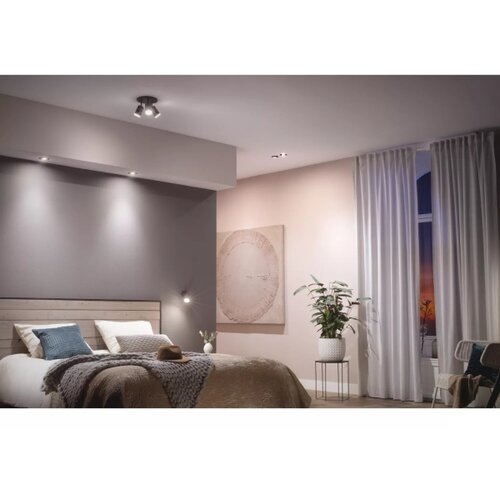 Philips Hue LED vgradni žaromet White &amp;amp; Color Ambiance Centura (RGBW, Premer: 9 cm, Barva ohi&amp;scaron;ja: Črna) Slike