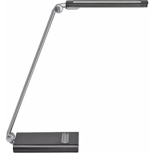 Maul Namizna LED-svetilka, možnost zatemnitve, USB-priključek v podstavku, 6 W, 6500 K, srebrne barve