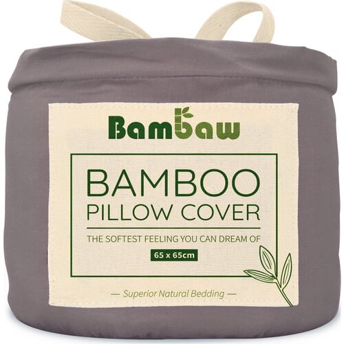 Bambaw prevleka za blazino iz bambusa 65 x 65 cm, 2-delni set - dark grey Cene