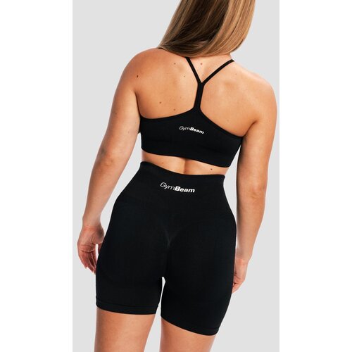 GymBeam Sportski grudnjak Sculpt Seamless Black Slike