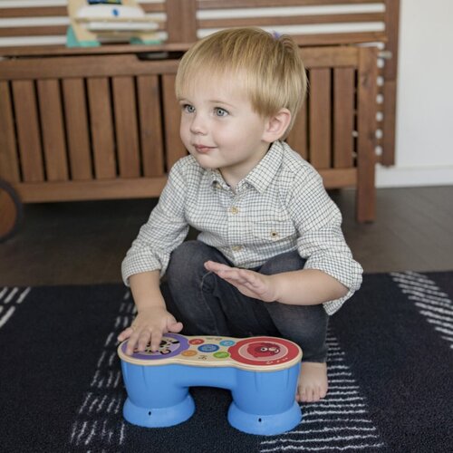 BABY EINSTEIN Magic Touch Drums Wooden glasbena igrača iz lesa 6m+ 1 kos Slike