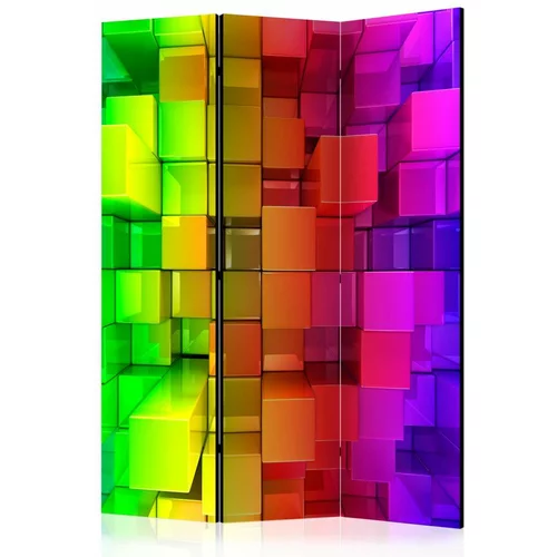  Paravan u 3 dijela - Colour jigsaw [Room Dividers] 135x172