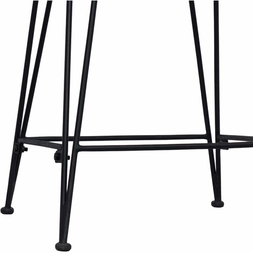 stolica 2 pcs Crna 44 x 45 x 76 cm Ratan i Čelik Slike