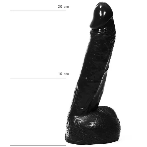 All Black Dildo 22 cm