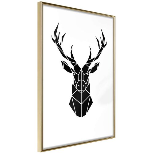  Poster - Geometric Stag 40x60 Slike