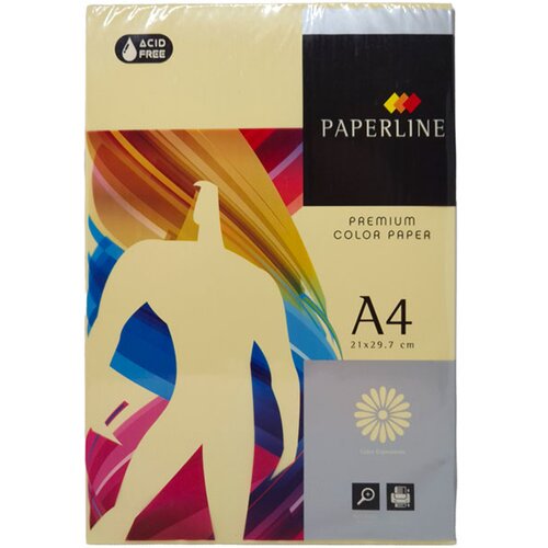 Rey Adagio Papir A4 Paperline 80g 500l, Svetložuti Slike