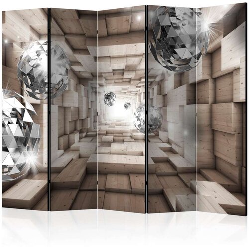  Paravan u 5 dijelova - In A Wooden Tunnel II [Room Dividers] 225x172 Cijene