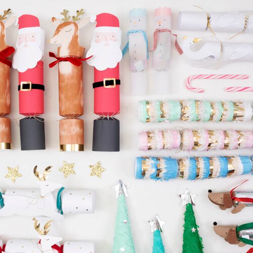 Meri Meri poklon iznenađenja crackers pastel fringe Slike