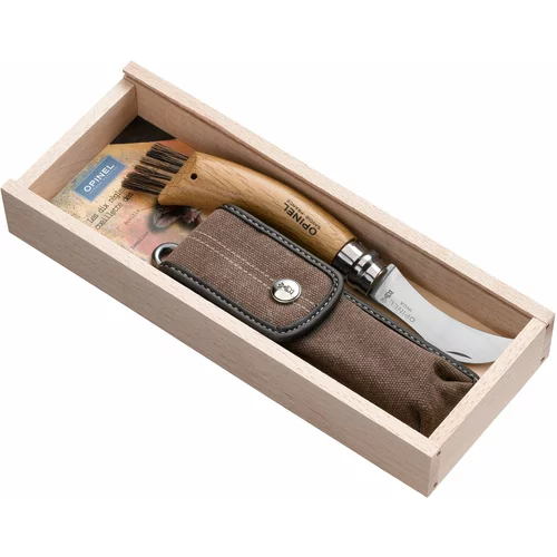 Opinel Wooden Gift Box N°08 Mushroom + Sheath Nož za gobe