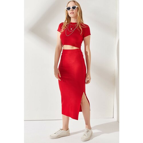 Olalook Two-Piece Set - Red - Slim fit Cene