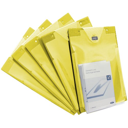 EICHNER Žep za dokumente DIN A4 TURBO, ŠxG 230 x 330 mm, DE 10 kosov, rumen Cene