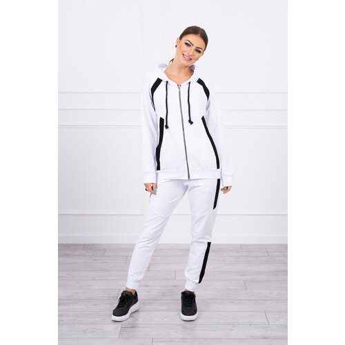 Kesi Tracksuit with white stripes Cene