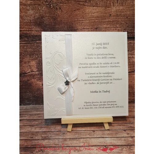  Poročna vabila KLASIK PORKLS 117 Cene