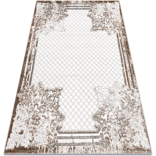 RugsX Preproge Preproga AKRIL VALS 039 45 Cvetje okvir 100x200 cm Bež Cene