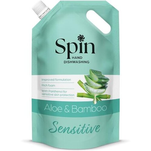Spin Deterdžent za posuđe Aloe&Bamboo 1200ml Cene