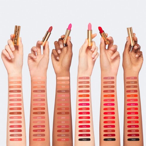 Gucci Beauty Rouge &amp;agrave; L&amp;egrave;vres Satin Lipstick satenasti ruž za usne nijansa 202 Moira Sienna 3.5 g Slike